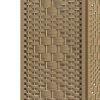 4 Panel Room Divider, Folding Privacy Screen, 5.6' Room Separator, Wave Fiber Freestanding Partition Wall Divider, Natural