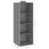 Hanging Closet Organizers 2 pcs with 4 Shelves Fabric