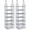 Hanging Closet Organizer with 7 Shelves 2 pcs