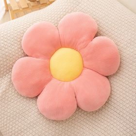 Flower Pillow,Flower Shaped Throw Pillow Butt Cushion Flower Floor Pillow,Seating Cushion (Color: PINK)