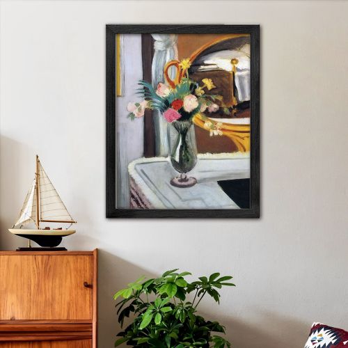 Framed Canvas Wall ArtOil Paintings Impressionism Aesthetic Prints Canvas Paintings for Living Room Bedroom Office Home