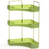 Bathroom Countertop Organizer 3 Tier Corner Makeup Storage Shelf Vanity Cosmetic Perfume Tray Clear Corner Rack for Bedroom Bathroom Kitchen