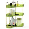 Bathroom Countertop Organizer 3 Tier Corner Makeup Storage Shelf Vanity Cosmetic Perfume Tray Clear Corner Rack for Bedroom Bathroom Kitchen